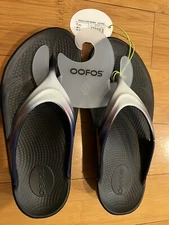 Oofos Oolala Luxe Sandals Womens 7 Calypso Style 1401 Flip Flops Brand New