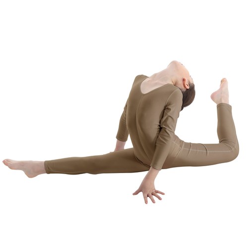 US Girls Kids Full Body Ballet Unitard Costume Gymnastics Leotard Stsge Catsuit - Picture 24 of 52