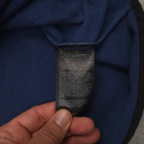 The North Face Herren 100 Gletscherblau Schwarz Viertelreißverschluss Fleecepullover Gr. 2XL - Bild 8 von 11