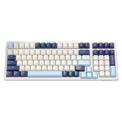 Bezprzewodowa klawiatura wymienna na gorąco klawiatura mechaniczna ciche pisanie do laptopa PC - Zdjęcie 14 z 14