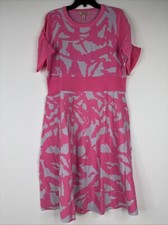 VG By Victor Glemaud Short Sleeve Sweater Dress Plus Size 1X Pink Wool Blend NEW