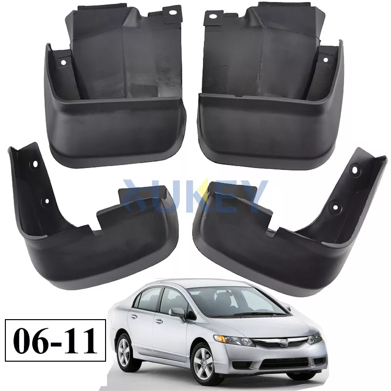 FIT FOR 2006 2011 HONDA CIVIC MUD FLAP FLAPS SPLASH GUARDS MUDGUARDS 2008 2007