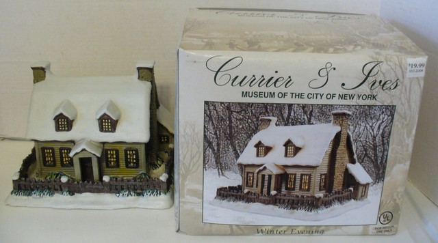 currier ives collection on ebay currier and ives christmas village