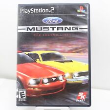 Ford Mustang: The Legend Lives PS2 (Sony PlayStation 2, 2005) Complete
