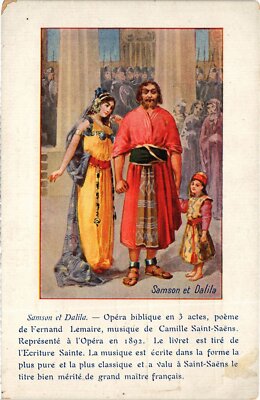 CPA AK Samson und Dalila THEATRE STARS (1331618)