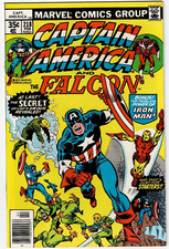 Captain America #218 VF+ 8.5 Iron Man Appearance! Marvel 1978