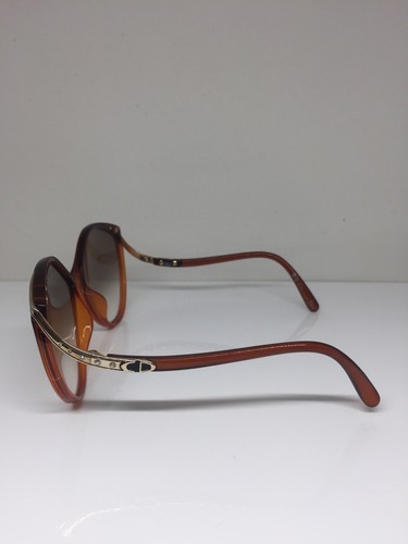 New Rare Vintage Christian Dior CD 2280 Sunglasses C. 10 Carnelian Brown Germany - Picture 7 of 12