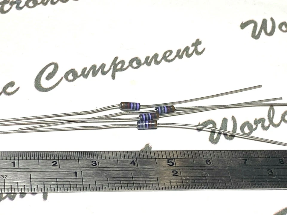 20pcs - Corning 78.7K (78K7 78.7Kohm) 1/4W 1% Metal Film Resistor - Image 4 of 4