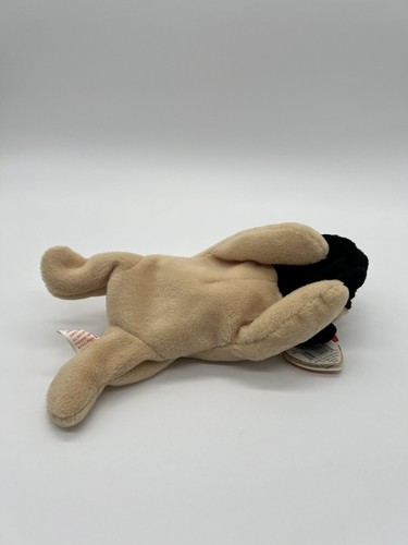 Vintage Ty Beanie Baby Pugsly der Mops Hund 1996 Plüsch Beanie Baby mit Etikett - Bild 5 von 8