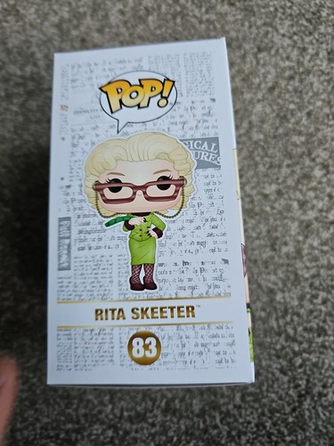 Rita Skeeter - 2019 SDCC/Barnes & Noble/Tesco - Harry Potter Funko Pop #83 - Imagen 4 de 8