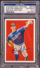 2006 Bowman heritage Auto Clayton Kershaw PSA DNA rookie bhp85