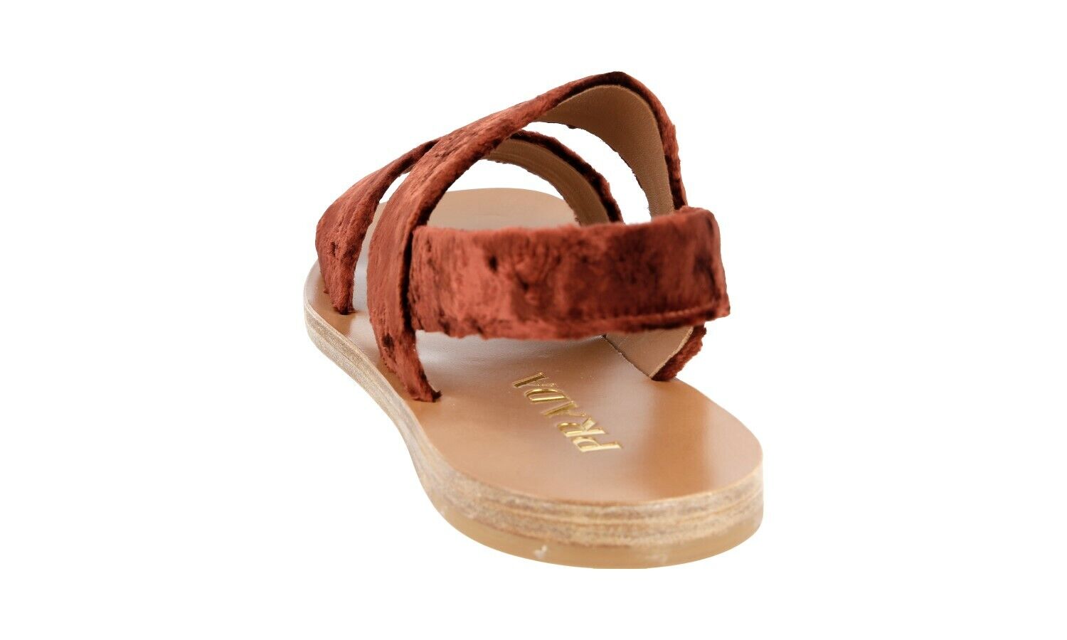 AUTH LUXURY PRADA SANDALS SHOES 1X652H BROWN VELVET NEW 39 39 39 39,5 UK 6 dff574 AUTH LUXURY PRADA SANDALS SHOES 1X652H BROWN VELVET NEW 39 39 39 39,5 UK 6 dff574