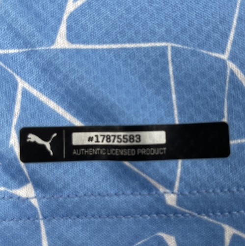 Authentic 20/21 Manchester City Home Jersey Size XXL 2XL R.Kid #1 - Picture 5 of 15