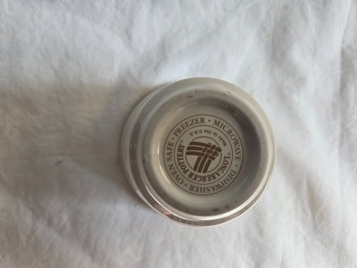 Longaberger Keramik Zuckermais Votivkerzenhalter Halloween Herbst orange beige - Bild 5 von 6