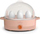 Rapid Electric Egg Cooker and Poacher - 7 Egg Capacity Tray Single Stack (PINK)