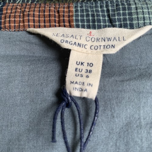 Woman’s Seasalt Cornwall Fair Midi Dress Certified Organic Cotton Size 10 - Picture 8 of 9