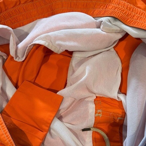 Polo Ralph Lauren Men's XL Swim Trunks Neon Orange Cargo Mesh Lined Board Shorts - Picture 9 of 10