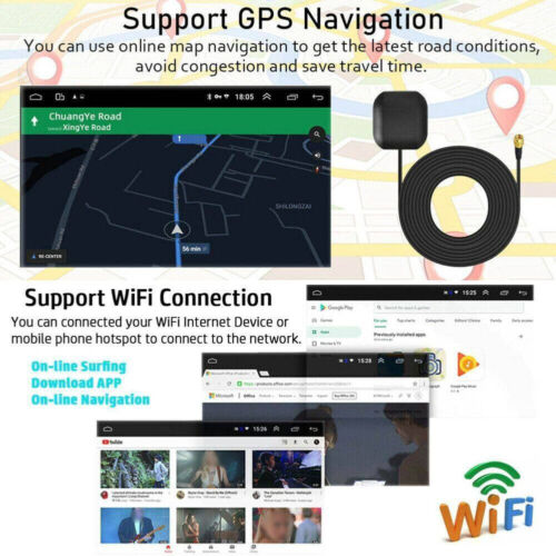 9'' Wireless GPS Navi Carplay For 2002-2008 Subaru Forester Car Stereo Radio+Cam - Picture 15 of 24