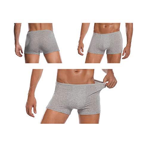 5pcs Mens Disposable Cotton Underwear Travel Boxers Briefs X-Large Grey - Picture 2 of 8