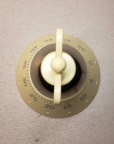 Alessi Kitchen Timer Design By Michael Graves A09 Cream - Picture 3 of 4