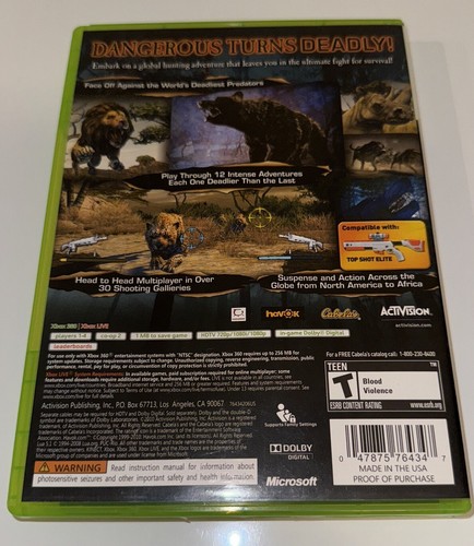 Cabela's Dangerous Hunts 2011 (Microsoft Xbox 360, 2010) - Bild 2 von 4
