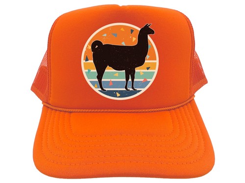 LLAMAMÜTZE, BARMMÜTZE, Llama Sun, OTTOMÜTZE, NETZRÜCKEN, ANPASSBARE DRUCKKNOPFLASCHE TRUCKERKAPPE - Bild 8 von 20