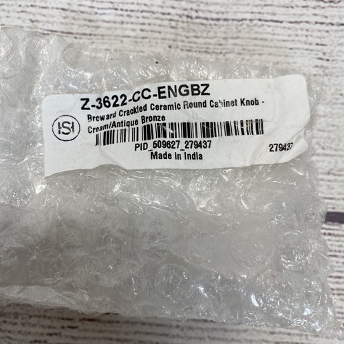 15er SET Signature Hardware Broward Crackled Keramik Runde Schrankknöpfe NEU - Bild 4 von 15