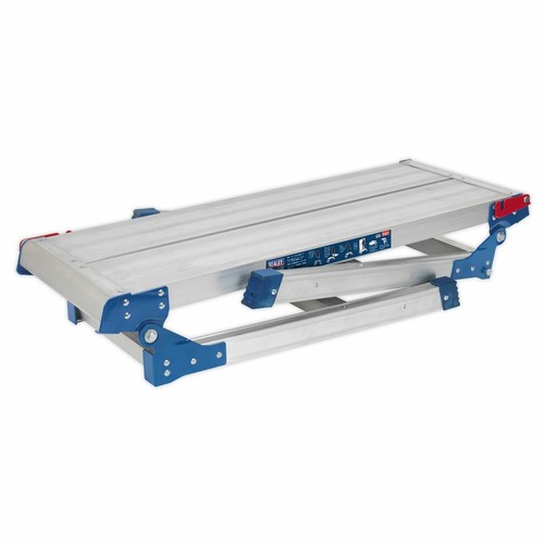 Sealey Składana platforma Aluminium 2-bieżna EN 131 Żebrowana antypoślizgowa - Zdjęcie 4 z 4