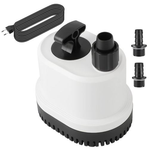 2500L/H Tauchpumpe Schmutzwasserpumpe Wasserpumpe Kellerpumpe Gartenpumpe 70W] - Bild 2 von 12