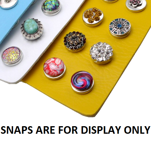 60 Snap Button Base Bead Display Holder Organizer Storage 18/20mm Includes Charm - Bild 6 von 17