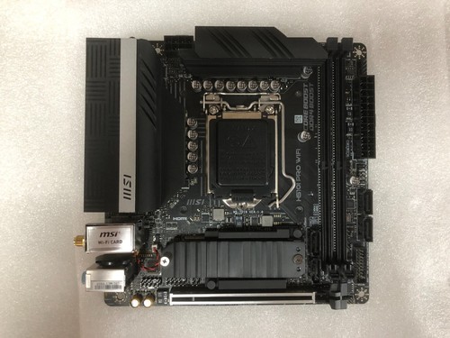 Placa madre MSI H510I PRO WIFI LGA 1200 Intel H510 DDR4 SATA3 Mini ITX probada