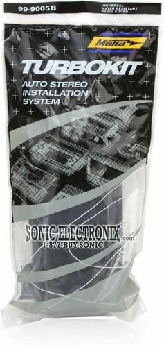 Metra 99-9005B Universal Marine Water-Resistant Radio Cover Black - Picture 3 of 3