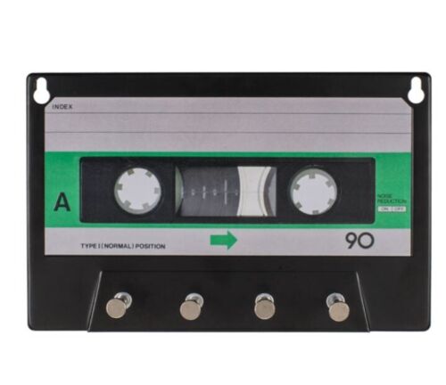 Schlüsselbrett Musikkassette ca. 20 x 13 cm Retro Schlüsselhaken Casette - Bild 2 von 3