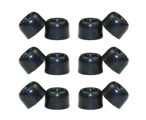 6 pairs memory foam replacement earbud tips - see list of compatible earphones - Picture 2 of 7