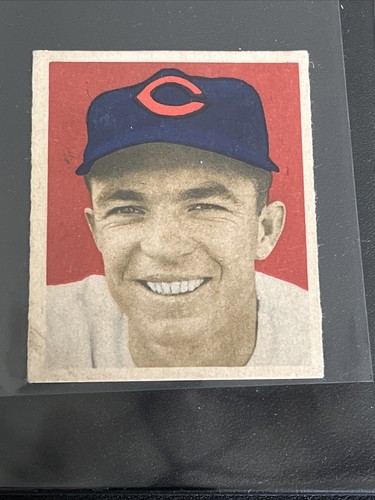 1949 Bowman - Gray Backs #81 Virgil Stallcup (RC) - Picture 2 of 4