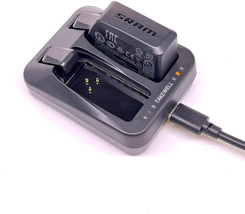 Dual-Port Charger for SRAM Axs/Etap Red Force Rival GX Eagle Battery, Both Batte - Picture 5 of 12