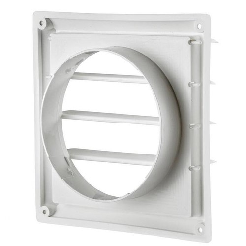 Ventilación con persianas de plástico blanco Lambro 361W 6 pulgadas - Imagen 3 de 3