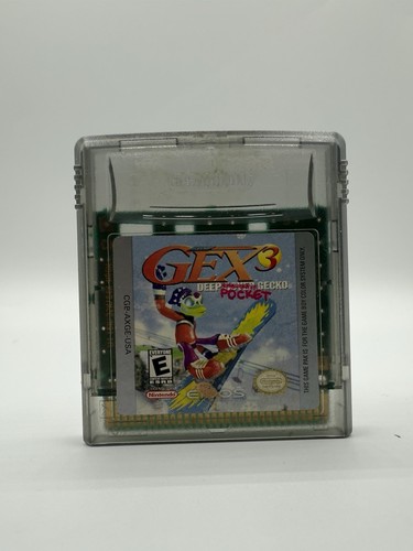 Gex 3: Deep Pocket Gecko - Nintendo Game Boy Color nur Cartridge getestet FUNKTIONIERT - Bild 1 von 3