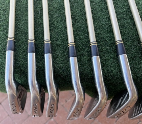 Rare Ben Hogan Medallion 1995 Iron Set 4-9 + F, L Original Graphite Shafts - Picture 7 of 17