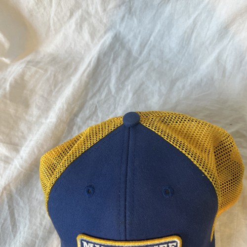 '47 Brand Milwaukee Brewers Patch Adjustable Hat Snapback Blue Youth Baseball - Picture 7 of 19