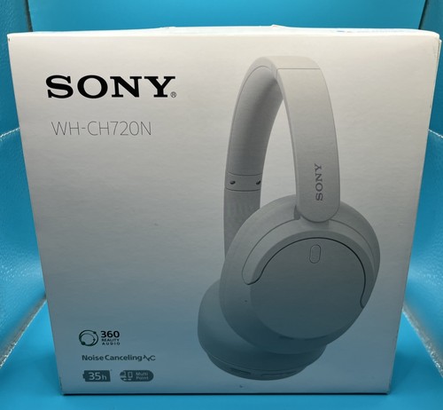 Sony WH-CH720N Wireless Over-Ear Kopfhörer Noise Cancelling Weiß