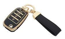 TPU Key Fob Cover fit for Kia Sorento Sportage Rio Soul Forte Optima Black