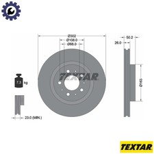 2x BRAKE DISC 92092300 FOR VOLVO 850/Rural S70 C70/Convertible/X/CROSS/COUNTRY