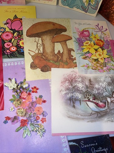 Greeting Card lot of 60, Used from the 1970s ~ U.S.A. made - Picture 12 of 24