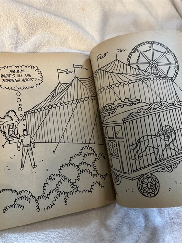 Batman Coloring Book Tent Full Of Trouble Whitman 1979 Pre-owned Unused - Picture 3 of 3
