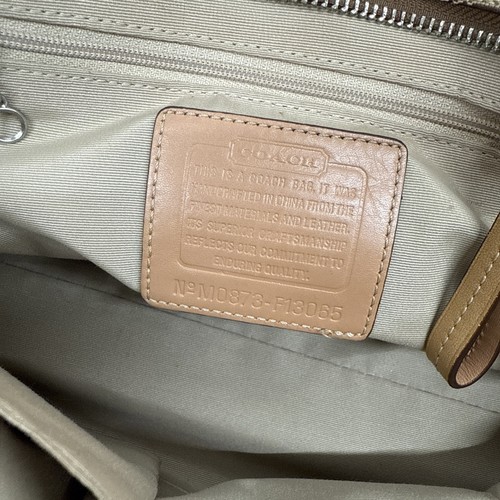 Coach Tasche Handtasche Hamptons Signature Jacquard Satchel F13065 sehr gepflegt fast neuwertig - Bild 7 von 8