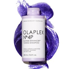 Olaplex No. 4P Blonde Enhancer Purple Toning Shampoo, Repairs, Hydrates 8.5 OZ