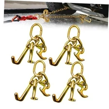 RTJ Cluster Hooks 5400LBS, Towing Tie Down Cluster Hook 5/16", G70 Tow 4 pcs
