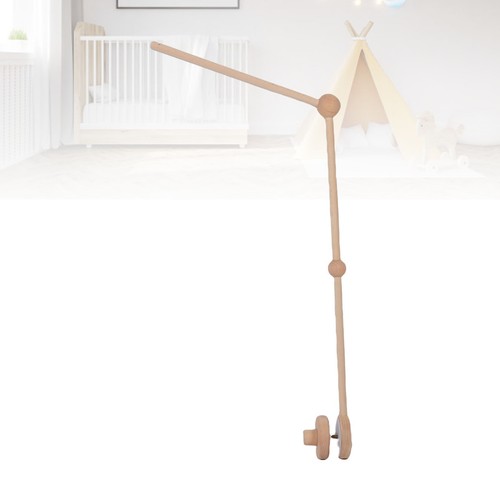 Baby Mobile Arm Rotating Beech Wooden Mobile Stand Hanger For Crib - Picture 9 of 24