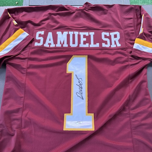 Deebo Samuel Autogramm signed XL Custom Commanders Trikot - PSA Hologramm - Bild 2 von 6